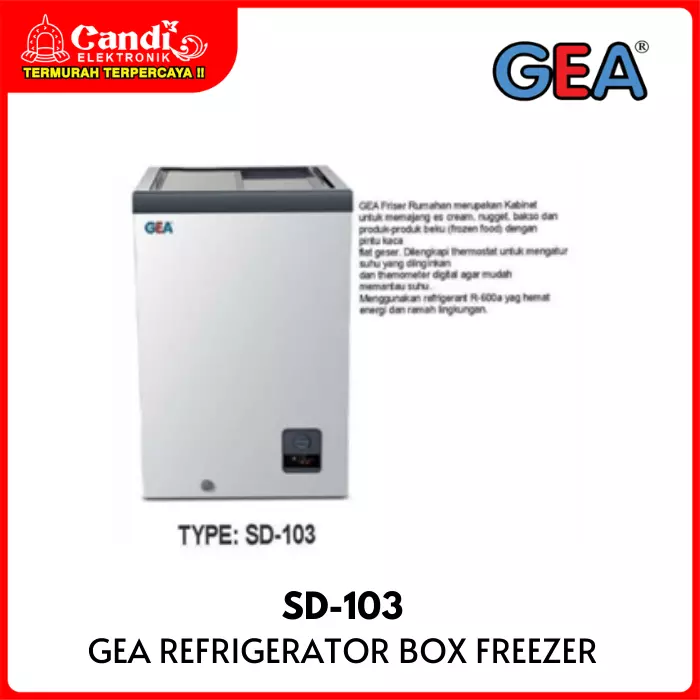 BOX FREEZER SLIDING DOOR GEA